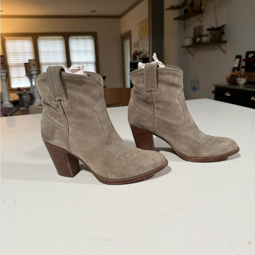 Frye Suede Ankle Boots